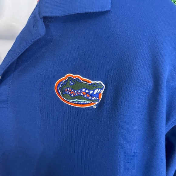 Pressbox Blue Polo Shirt with Florida Gators Logo - Picture 2 of 6